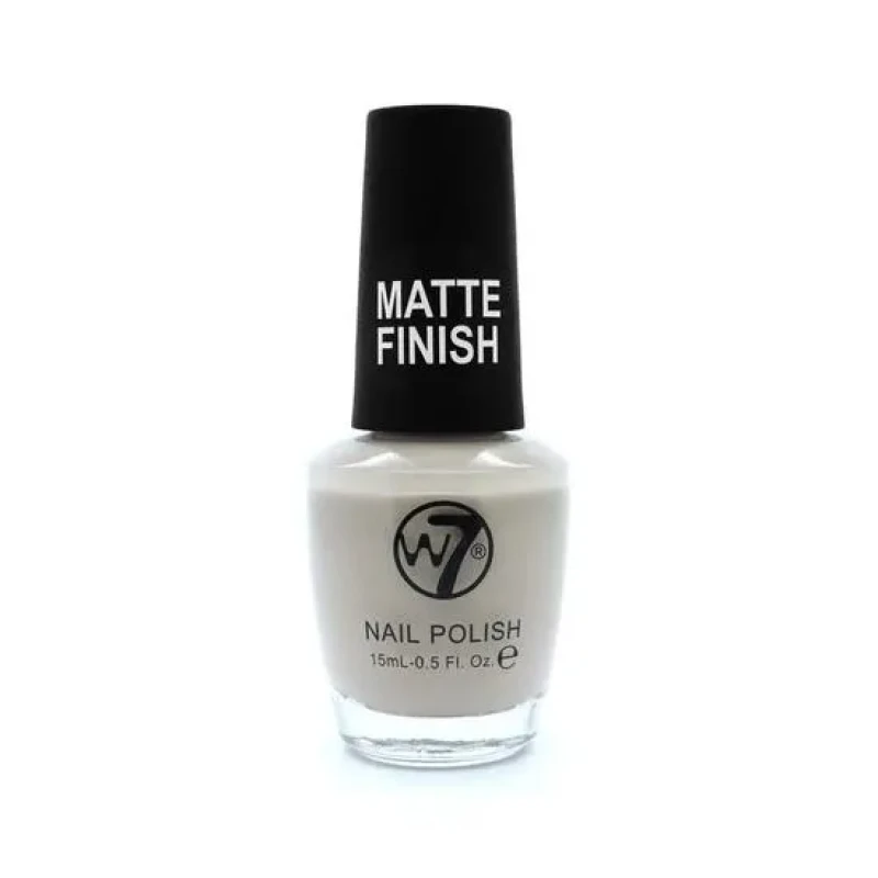 Image of W7 Matte Nail Polish 158 Matte Latte