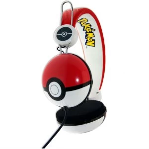 image of OTL PK0445 Pokemon Pokeball Kids Headphones