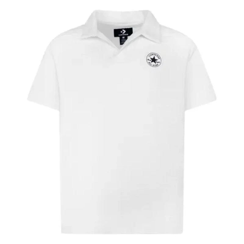 Image of Converse Polo shirt child Converse Chuck Patch Blanc Male 10/12 ans