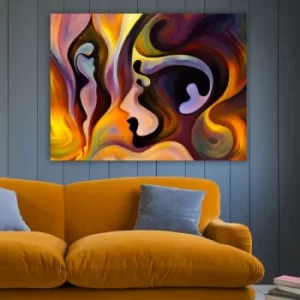 Image of 248687593_70100 Multicolor Decorative Canvas Painting