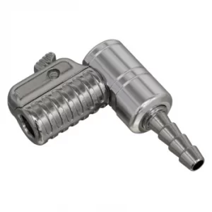 image of 90 Angled Swivel Tyre Inflator Clip-on Connector 6MM Bore