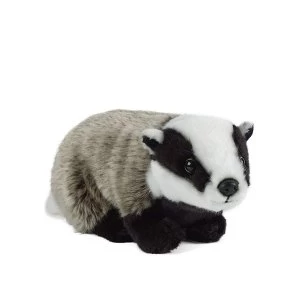 Image of Living Nature Soft Toy - Plush Woodland Animal, Badger (27cm)