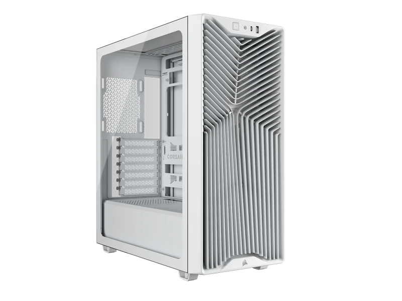 Image of Corsair 3200D RS Mid Tower ATX Gaming PC Case - White - CC-9011335-WW