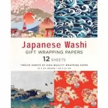 image of Japanese Washi Gift Wrapping Papers - 12 Sheets : 18 x 24" (45 x 61 cm) Wrapping Paper