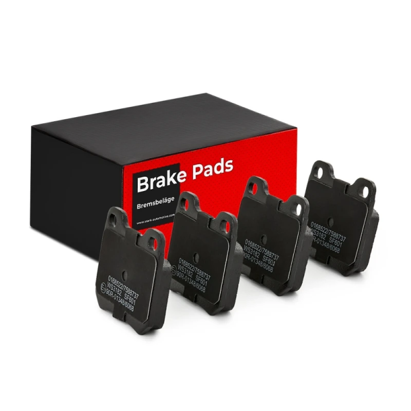 Image of STARK SKBP-0010037 Brake pad set Rear Axle, excl. wear warning contact Brake Pad Set,disc brake (402)