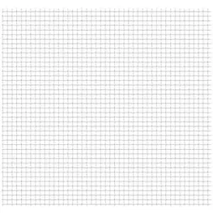 Image of Crimped Garden Wire Fence Stainless Steel 100x85cm 31x31x3mm Vidaxl Silver