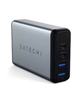 image of Satechi 75W Dual Type-C Pd Travel Charger (Space Grey)