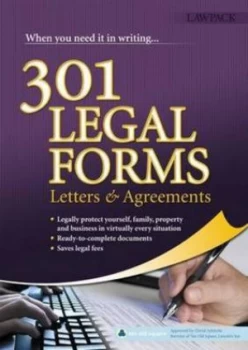 Image of 301 Legal Forms Letters and Agreements by David Schmitz Book