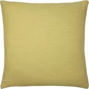 Image of Dalton Slubbed Cushion Yellow