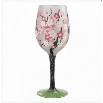 Image of Cherry Blossom Wine Glass
