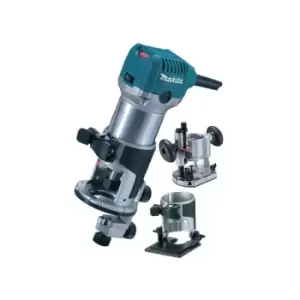 image of Makita RT0700CX2 Router/Trimmer & Bases 710W 240V