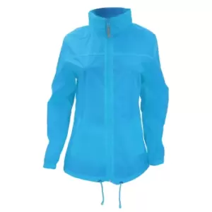Image of B&C Womens/Ladies Sirocco Lightweight Windproof, Showerproof & Water Repellent Jacket (L) (Atoll)
