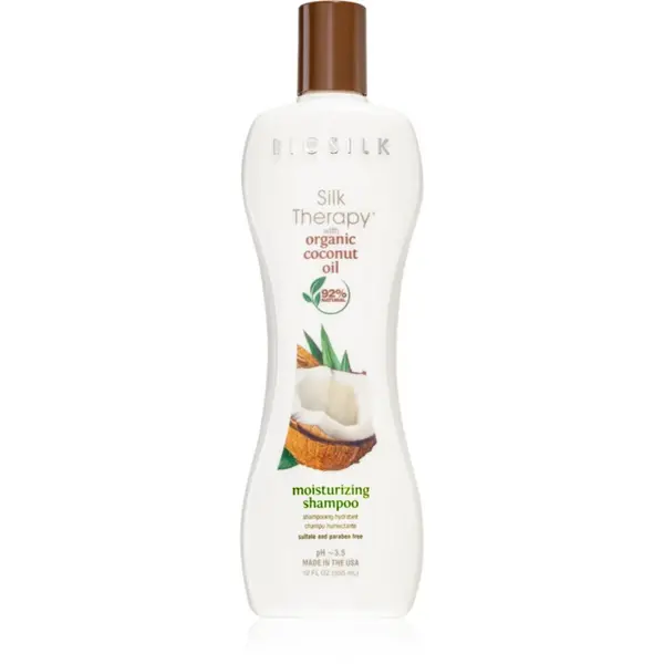 Biosilk Silk Therapy with Natural Coconut Oil Moisturizing Shampoo 355ml