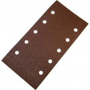 Image of Faithfull Punched Clip On Sanding Sheets 115mm x 280mm Assorted Pack of 5