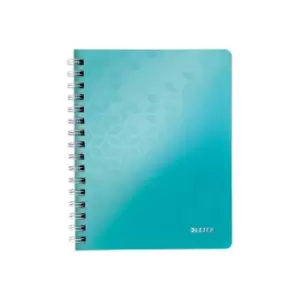 image of WOW Notebook A5 Ruled, Wirebound with Polypropylene Cover 80 Sheets. Ice Blue - Outer Carton of 6