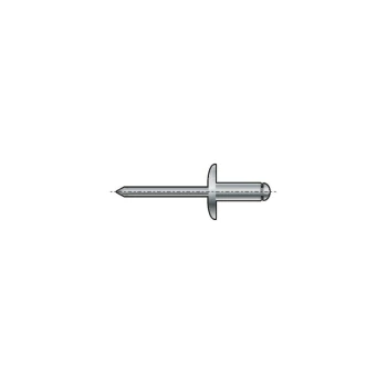 image of 3.2X5MM Aluminium Dome Head Rivet (Box-10000) - Qualfast