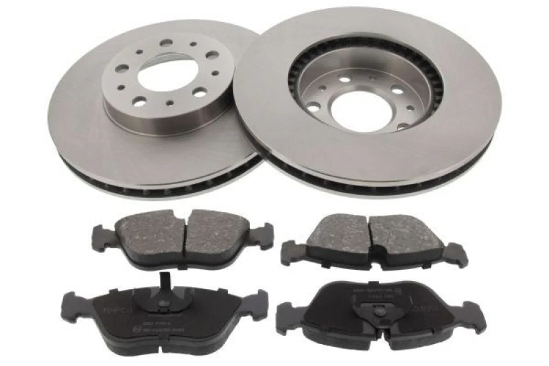 Image of MAPCO 47950 Brake disc and pads set Front Axle, Brake Disc Type: Vented, excl. wear warning contact Brake Set,disc brakes (3405)
