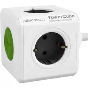 image of Allocacoc 50446 Socket cube 4x Grey PG connector