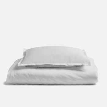 Image of ESPA T400 Egyptian Cotton Duvet Set - White - Double
