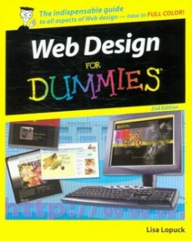 Image of Web Design for Dummies by Lisa Lopuck Paperback