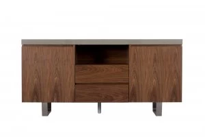 image of Linea Oxford Display Wide Sideboard Grey