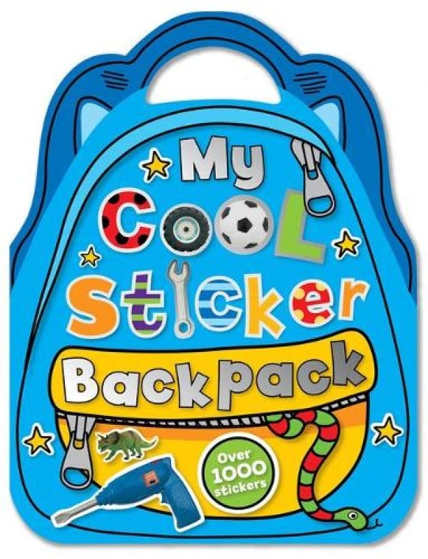 Image of My Cool Sticker Backpack by Chris Scollen Book