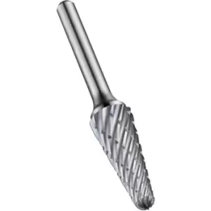 image of P721 10.0X6.0MM Carbide Ball Nosed Cone Burr for Steel