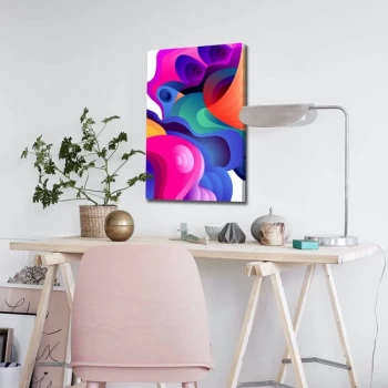 Image of 4570ABSC - 044 Multicolor Decorative Canvas Painting