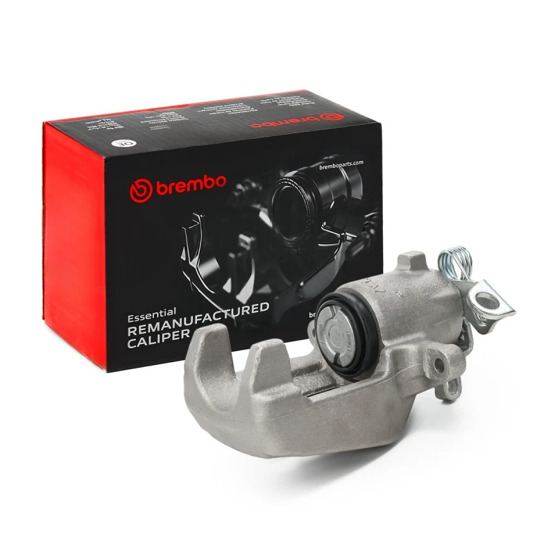 Image of BREMBO F 85 173 Brake caliper ESSENTIAL LINE Rear Axle Right Aluminium Brake Caliper (78)
