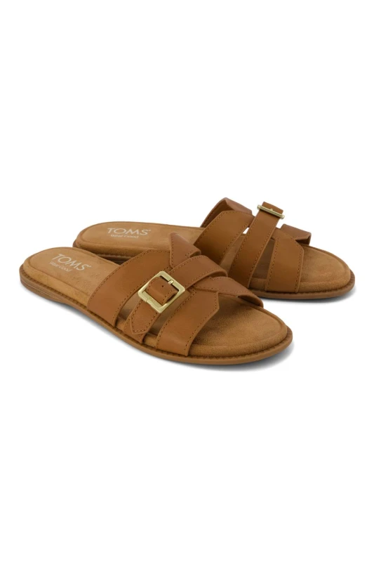 Image of Toms Womens Sol Sandal Medium Brown Size: 6 Brown Female 6