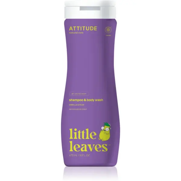 Attitude Little Leaves Vanilla & Pear Body wash & Shampoo 473ml