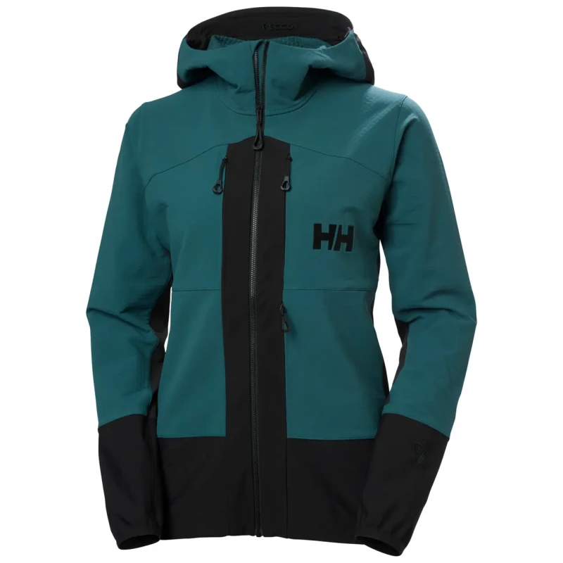 Image of Helly Hansen Womens hooded waterproof jacket Helly Hansen Odin Bc Softshell Vert Female L