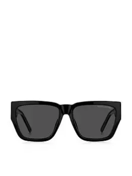 Image of Marc Jacobs Large Logo Sunglasses - Black