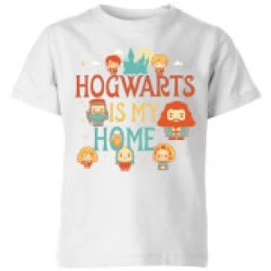 image of Harry Potter Kids Hogwarts Is My Home Kids T-Shirt - White - 11-12 Years