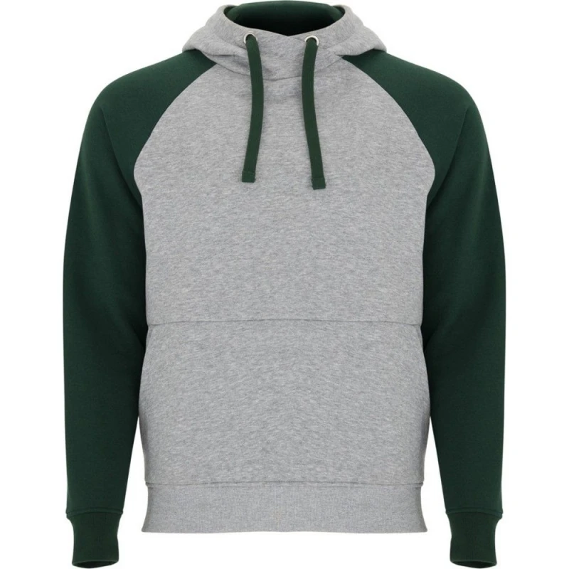 Image of ROLY Mens Badet Two Tone Hoodie in Bottle Green Size: 3XL Bottle Green Male 3XL