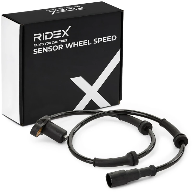 Image of RIDEX 412W0080 ABS Sensor Front axle both sides Sensor,wheel speed (412)