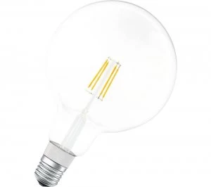 Image of LEDVANCE SMART Filament Globe Dimmable LED Light Bulb - E27, White
