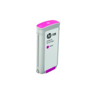 Image of HP 728 Magenta DesignJet Ink Cartridge 130ml