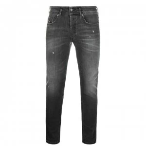 Image of Diesel Sleenker Stretch Skinny Jeans - 069JR 02 Grey
