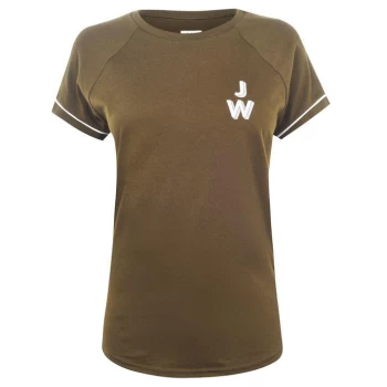 Image of Jack Wills Winsham Raglan T-Shirt - Green