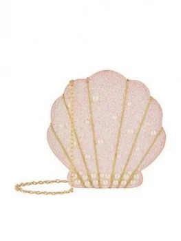 image of Monsoon Girls Livia Pearl Shell Bag - Pink