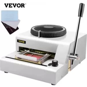 image of VEVOR 72-Character Manual Embosser Card Embossing Machine PVC/ID/Credit Card Stamping Machine Code Printer for PVC Card Credit ID VIP