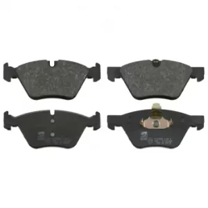 Image of Brake Pad set ADB114205 by Blue Print Front Axle