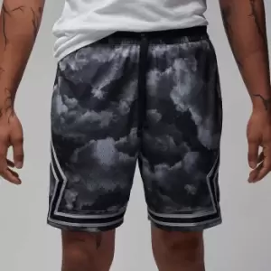Image of Jordan Dri-fit Aop Diamond Short, Black/wolf Grey/wolf Grey