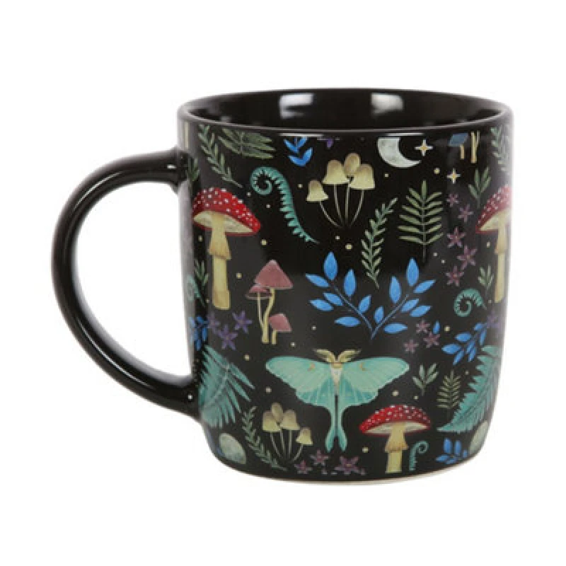 Image of Something Different Something Different Dark Forest Mug in Black One Size Unisex 5063425850679