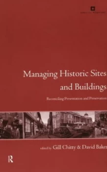 Image of Managing Historic Sites and Buildings by David Baker Paperback