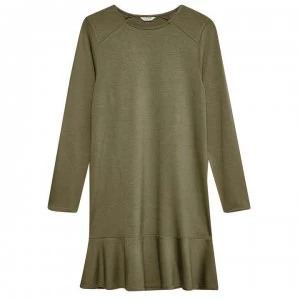 image of Jack Wills Linford Jersey Dress - Olive