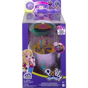 Image of Polly Pocket Disco Roller Rink Compact Playset
