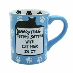 Image of Cat Hair Mug Blue