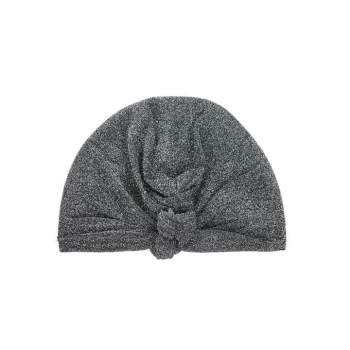Image of Biba BIBA Glitter Turban - Pewter